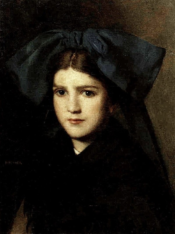 "Painting. Portrait" by Jean-Jacques Henner
