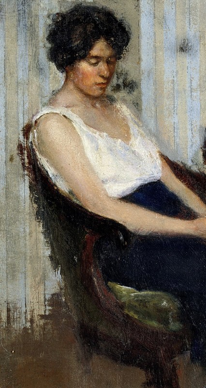 "Pictură. Figură / semifigură" by Ivan Pavlovich Pokhitonov