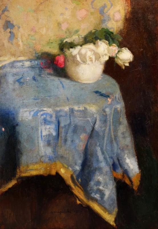 "Painting. Flowers" by Alfons Karpiński