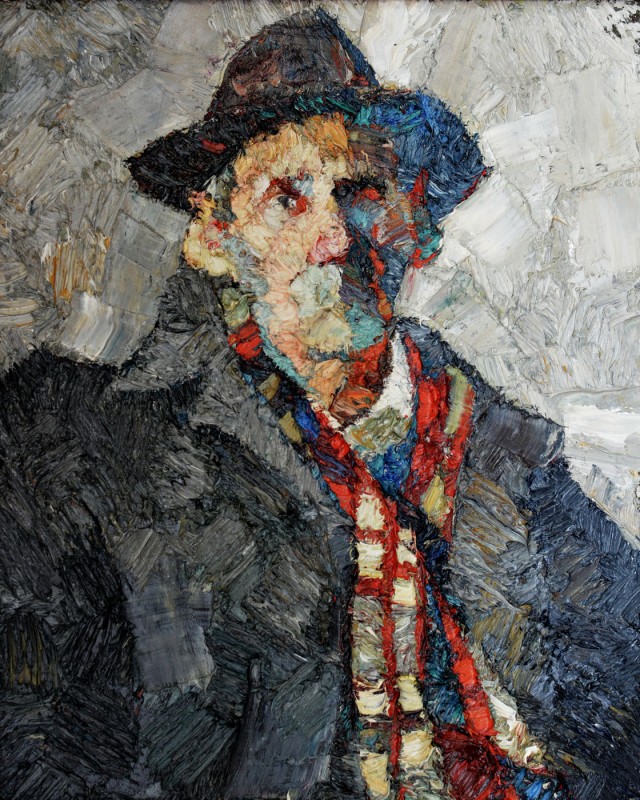 "Portret" by Veronica Crețu, 2010, 500x400mm, oil on canvas