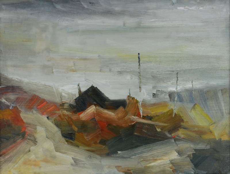 "Practica de toamnă" by Иулиа Стратан, 2006, 300x400mm, масло / холст