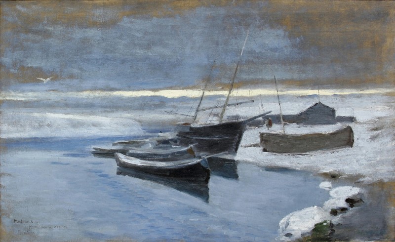 "Pictură. Peisaj maritim" by Konstantin Alekseyevich Korovin