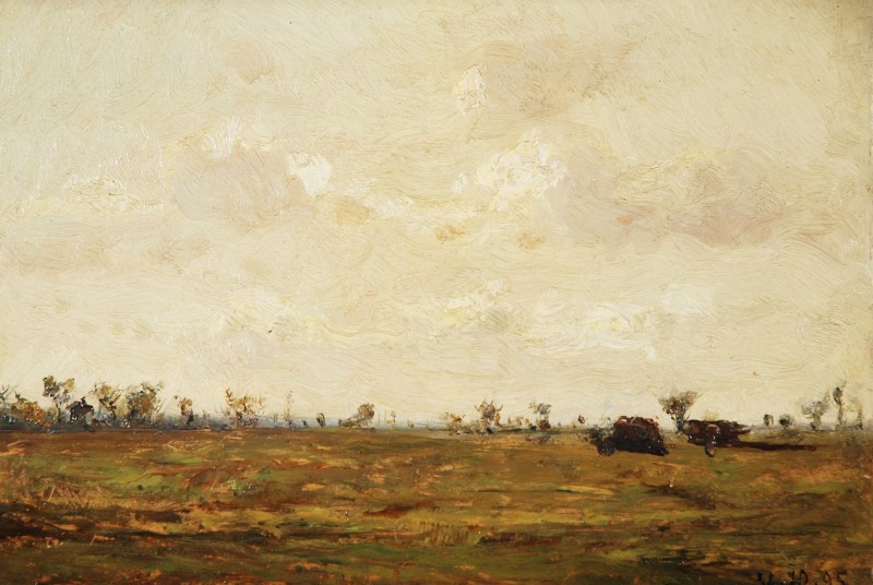 "Painting. Landscape" by Lorenzo Delleani