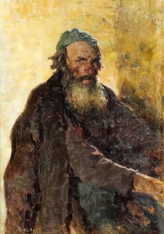 "Pictură. Figură / semifigură" by Abram Efimovich Arkhipov