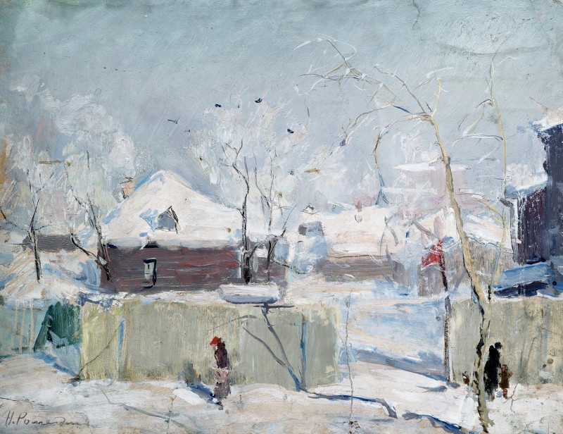 "Painting. Rural" by Nikolai Romadin