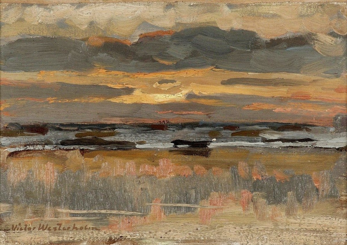 "Painting. Landscape" by Victor Westerholm