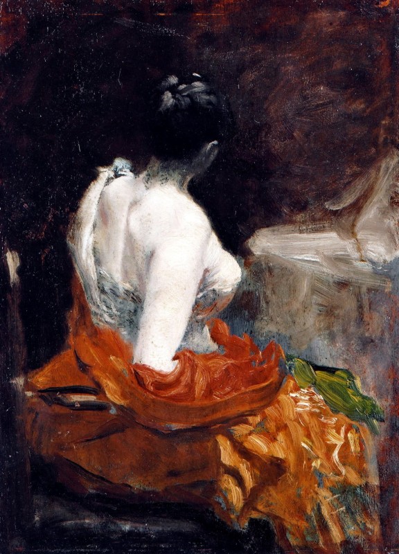 "Pictură. Nud" by Giuseppe De Nittis
