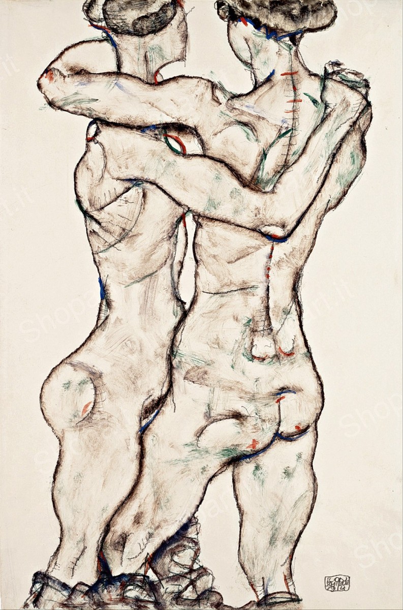 "Drawing. Nude" by Egon Schiele