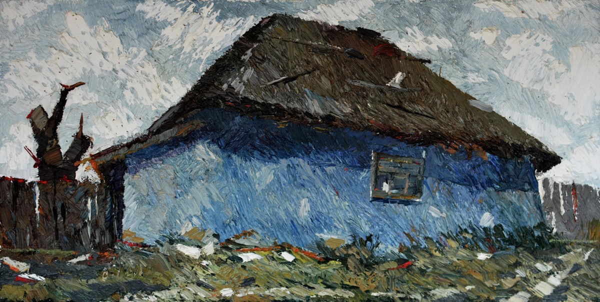 "Motiv. Oxentea" by Veaceslav Uzun, 2014, 300x600mm, ulei pe pânză