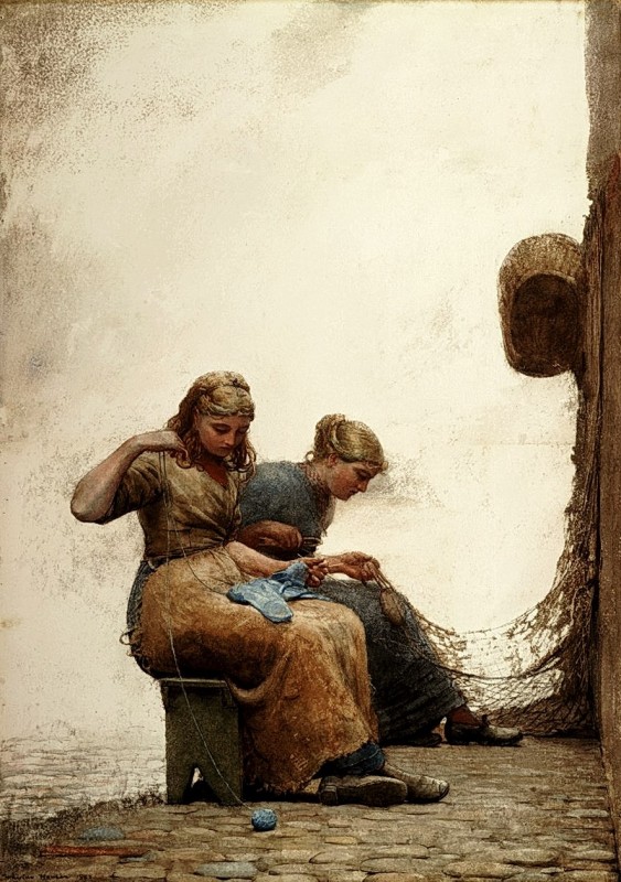 "Composition. People" by Winslow Homer