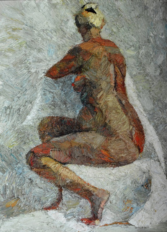 "Nud" by Veronica Crețu, 2009, 700x500mm, oil on canvas