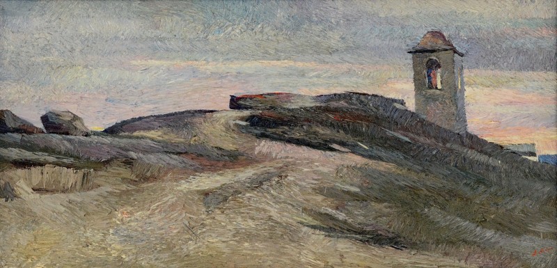 "Butuceni" by Anatol Ghimpu, 1999, 420x840mm, oil on canvas