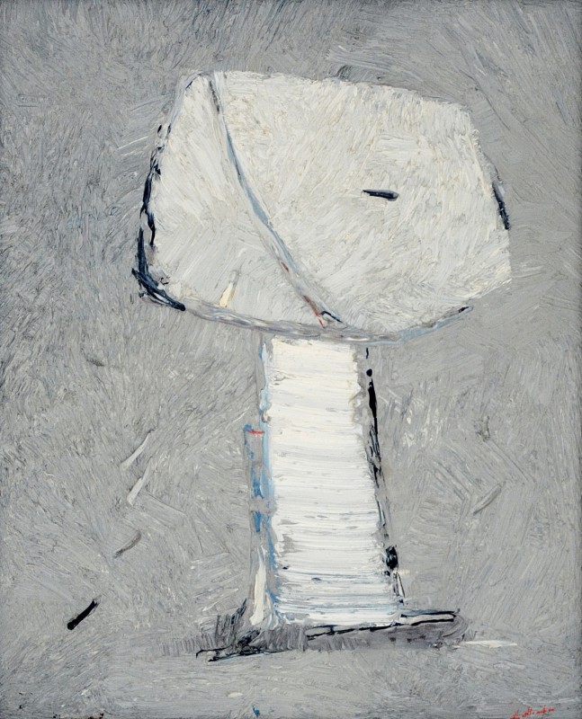 "Motiv" by Anatol Ghimpu, 2000, 520x420mm, ulei pe pânză