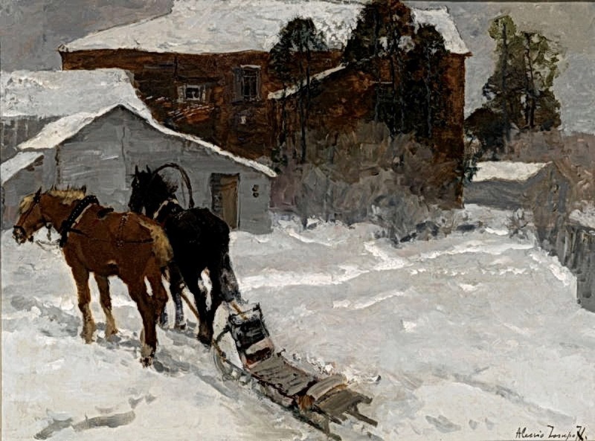 "Живопись. Сельский мотив" by Алексеи Владимирович Исупов