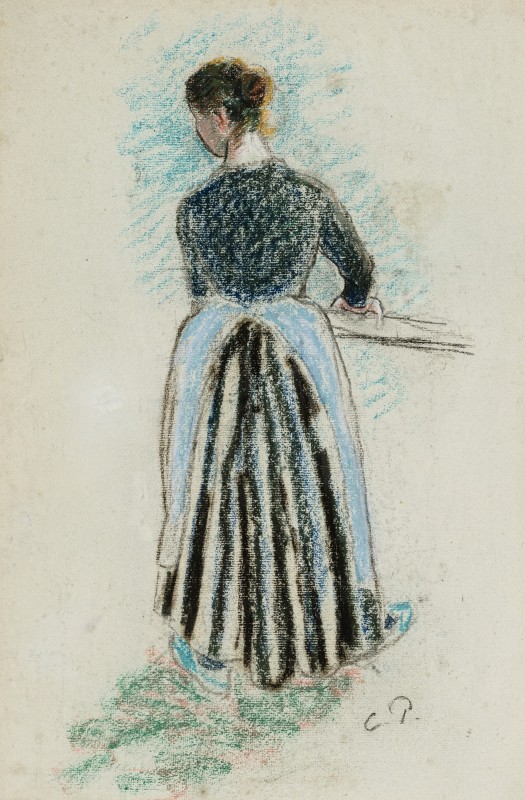 "Painting. Figure" by Camille Pissarro