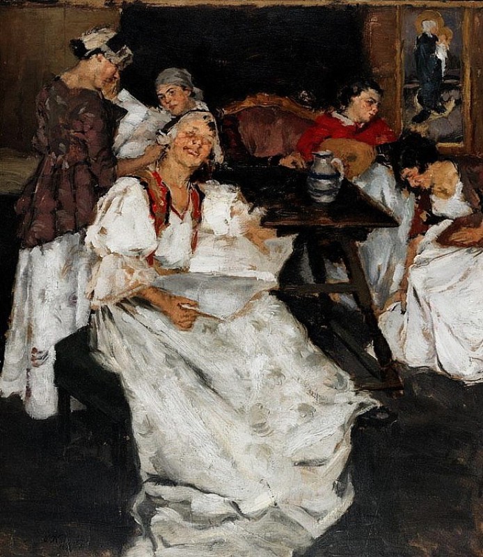 "Painting. People" by Peter Kálmán
