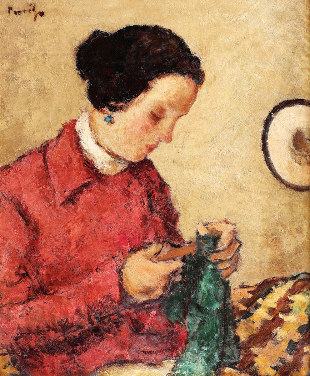 "Painting. Figure" by Nicolae Tonitza