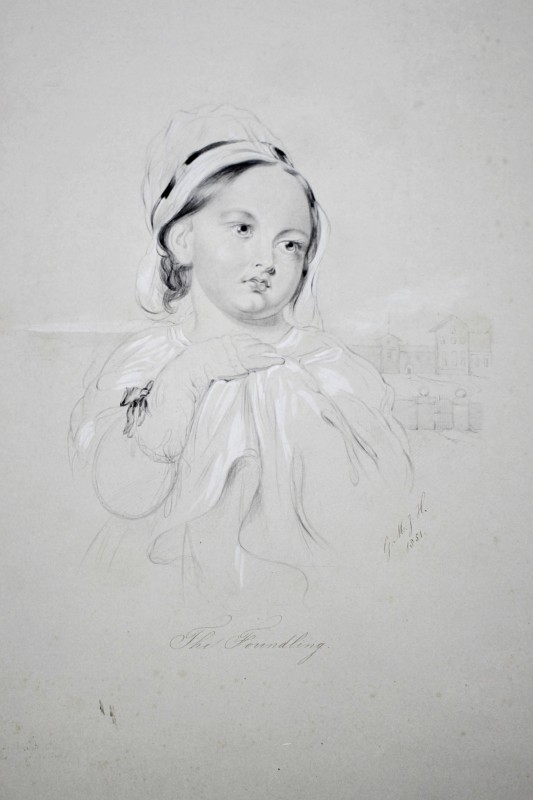 "Drawing. Portrait" by Geertruida Margaretha Jacoba Huidekoper