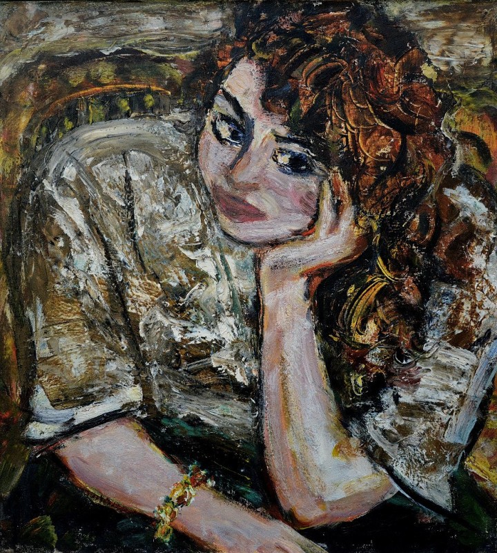 "Painting. Portrait" by Dumitru Peicev