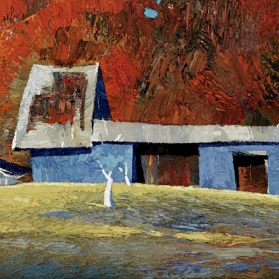 "Сибиу" by Анатол Гимпу, 2013, 300x680mm, масло / холст