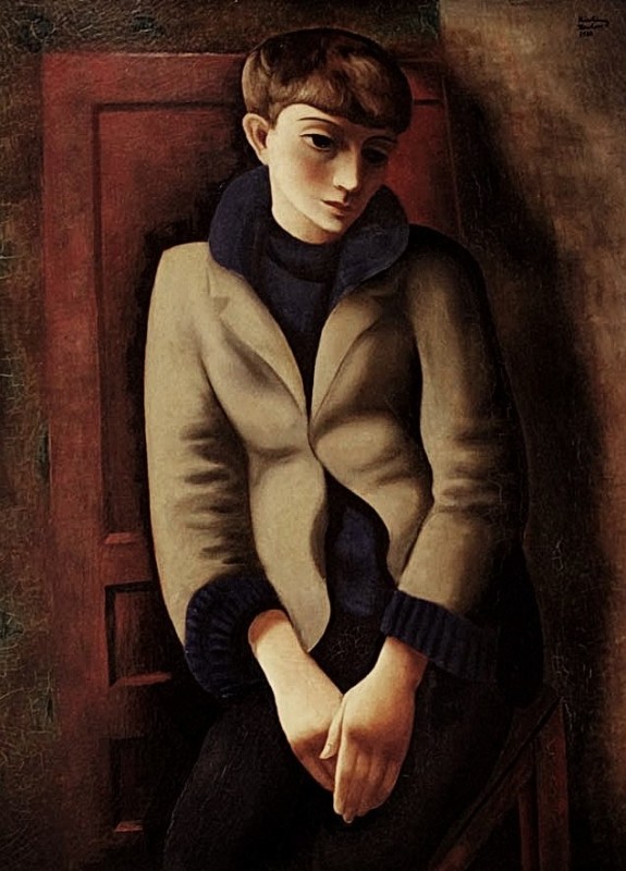 "Pictură. Figură / semifigură" by Moïse Kisling