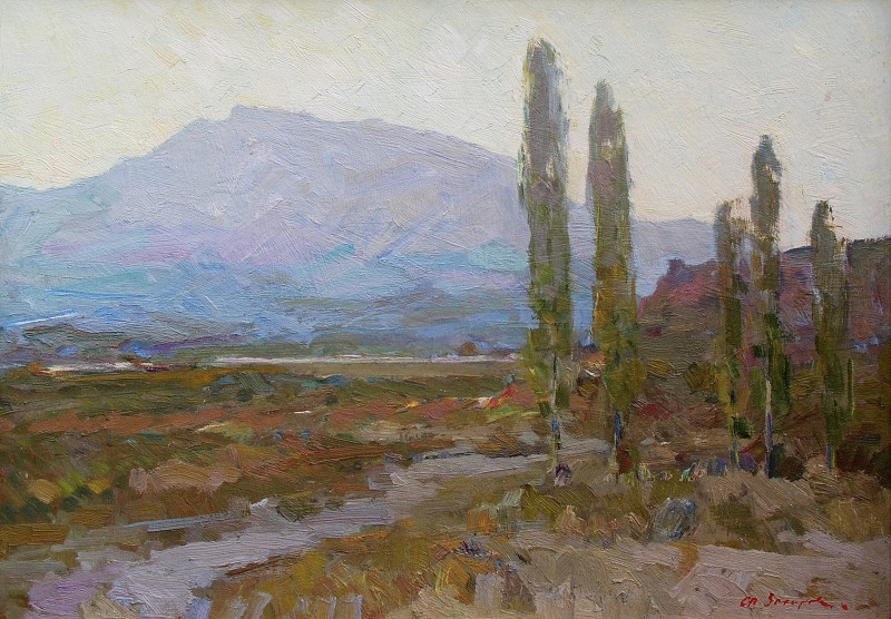 "Painting. Landscape" by Fyodor Z. Zakharov