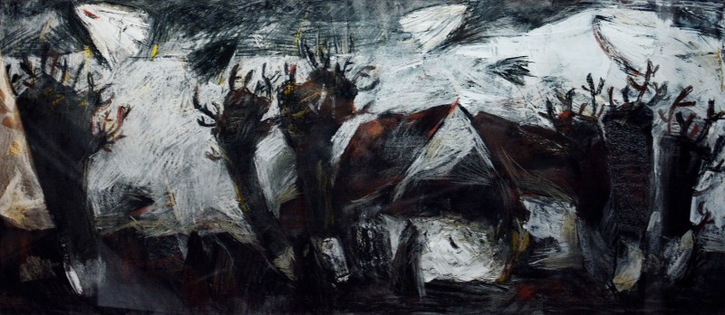 "Compoziție. Peisaj" by Vlada Cibuc, 2016