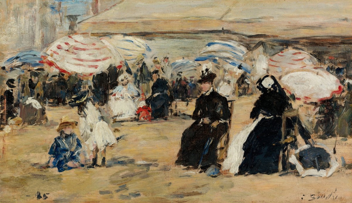 "Compoziție. Urban" by Eugène Boudin