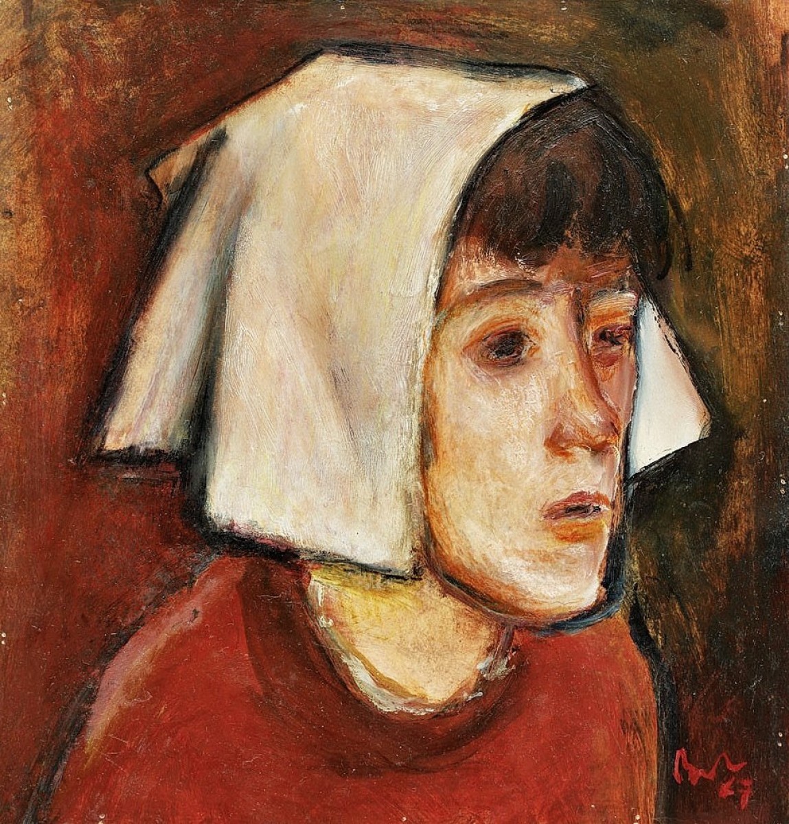 "Pictură. Portret" by Corneliu Baba