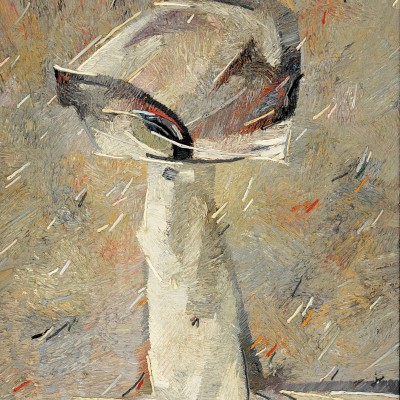 "Nafanea" by Anatol Ghimpu, 2000, 950x800mm, ulei pe pânză