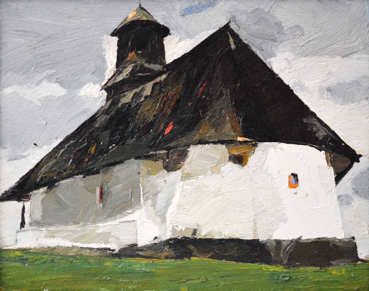 "Painting. Pleinair. Long term" by Rodica Dubasari, 400x500mm, oil on canvas