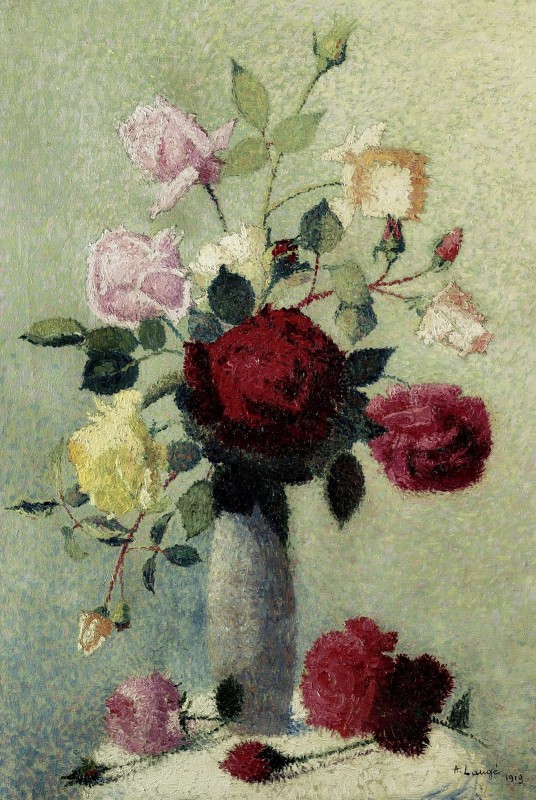 "Painting. Flowers" by Achille Laugé