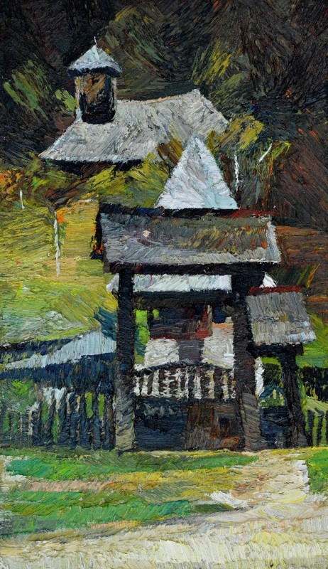 "Painting. Pleinair. Pleinair romania" by Oxana Țip, oil on canvas