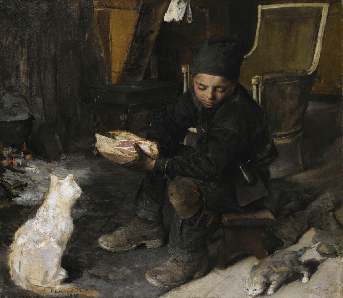 "Compoziție" by Émile Bastien-Lepage