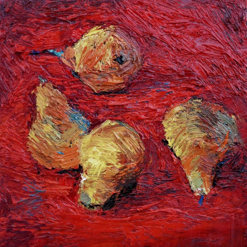 "Studiu. Natură statică" by Mădălina Casian, 2015, ulei pe pânză