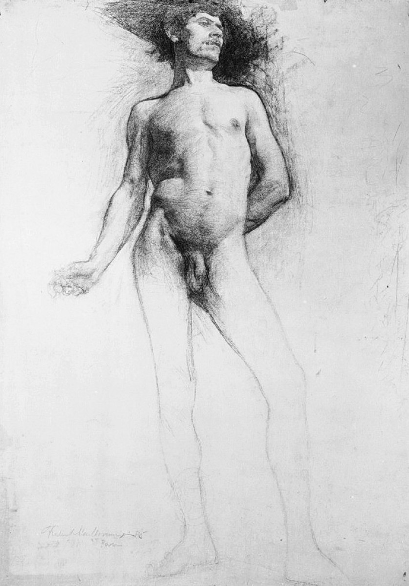 "Drawing. Nude" by Frederick William MacMonnies