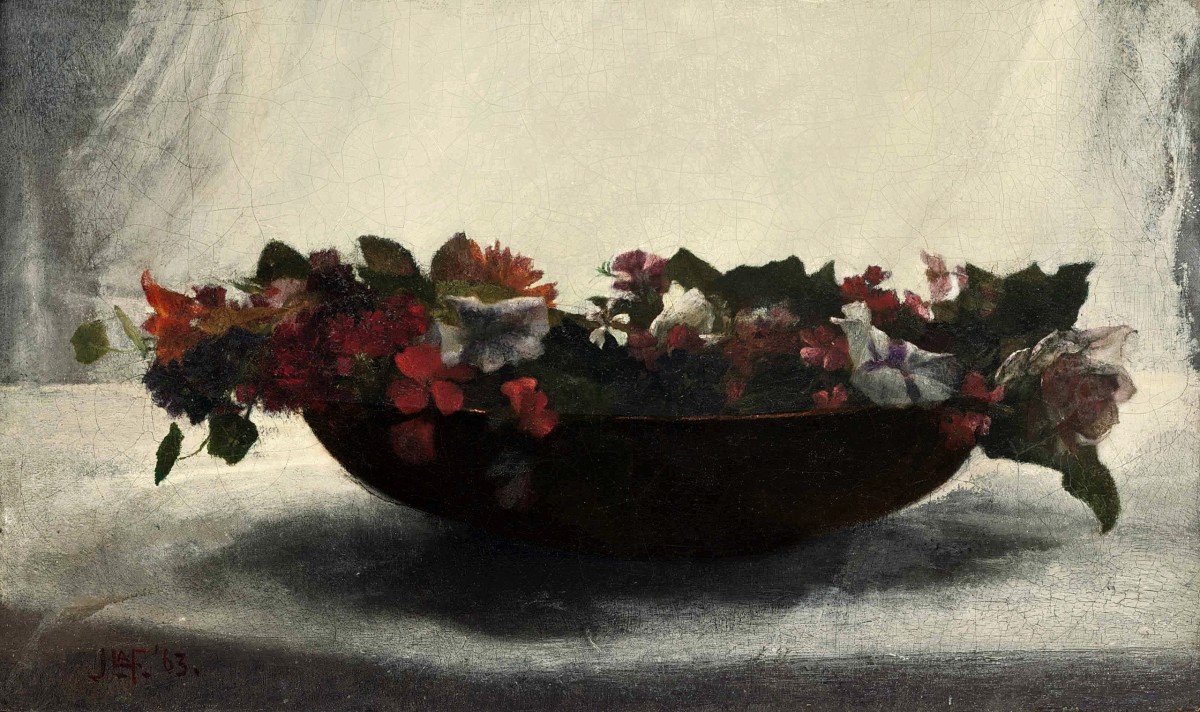 "Painting. Flowers" by John La Farge