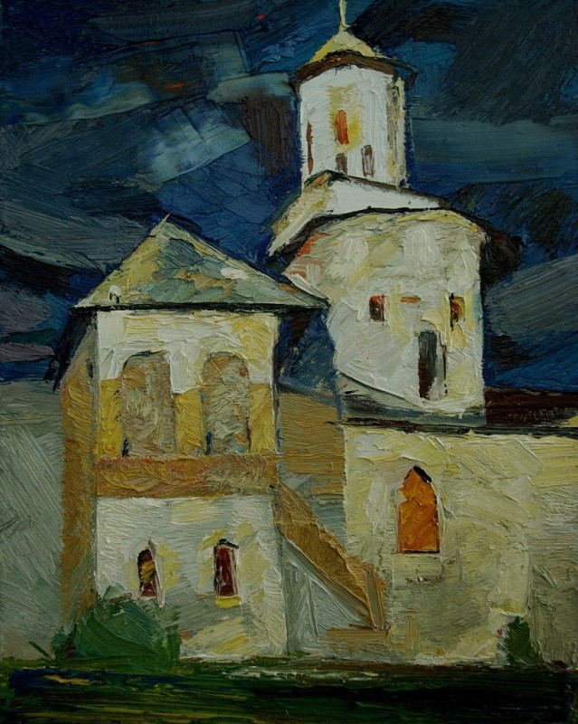 "Studiu" by Родиcа Дубасари, 2013, масло / холст