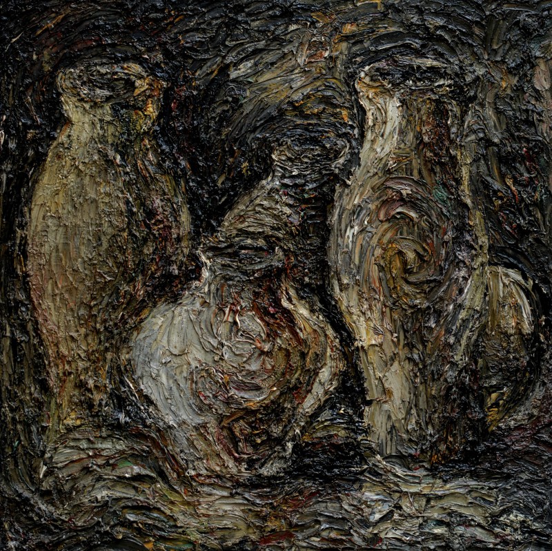 "Natură statică" by Лудмила Штирбу, 1993, 600x600mm, масло / холст