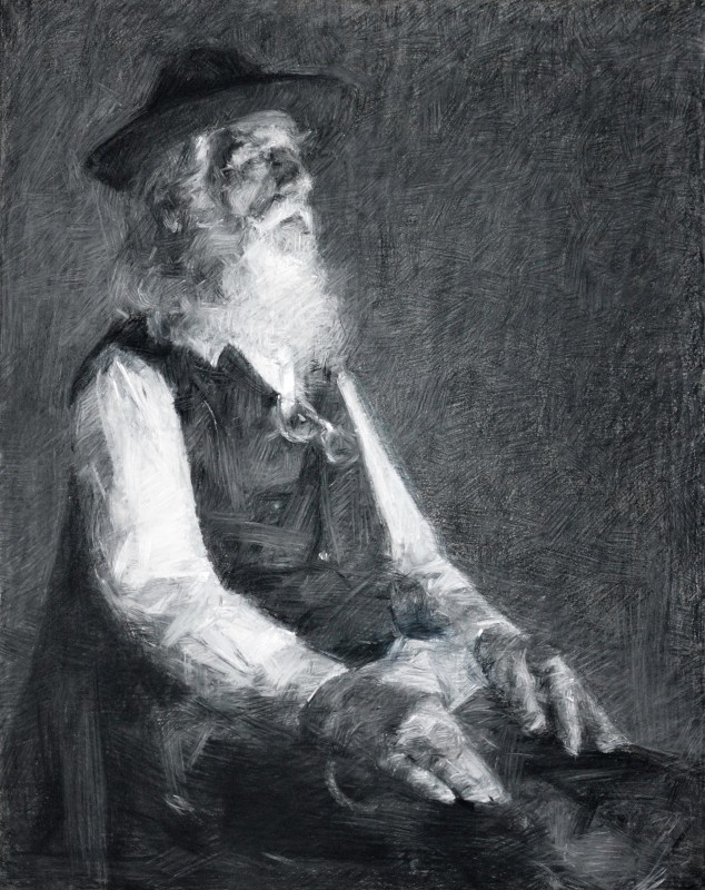 "Desen. Figură / semifigură. De lungă durată" by Eduard Leahu, 700x600mm, Russian sauce pe hârtie
