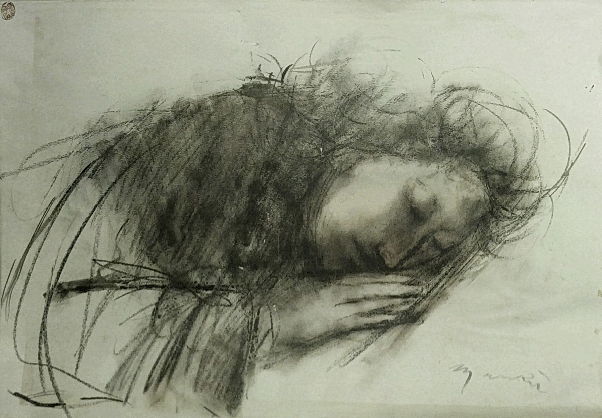 "Рисунок. Фигура / полуфигура" by Гиаcомо Манзù