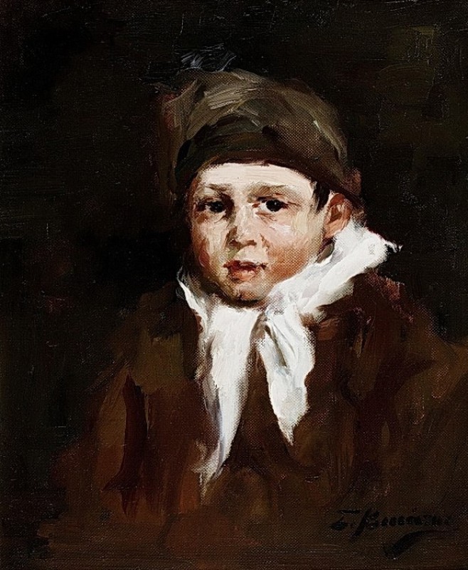 "Pictură. Portret" by Spyros Vikatos