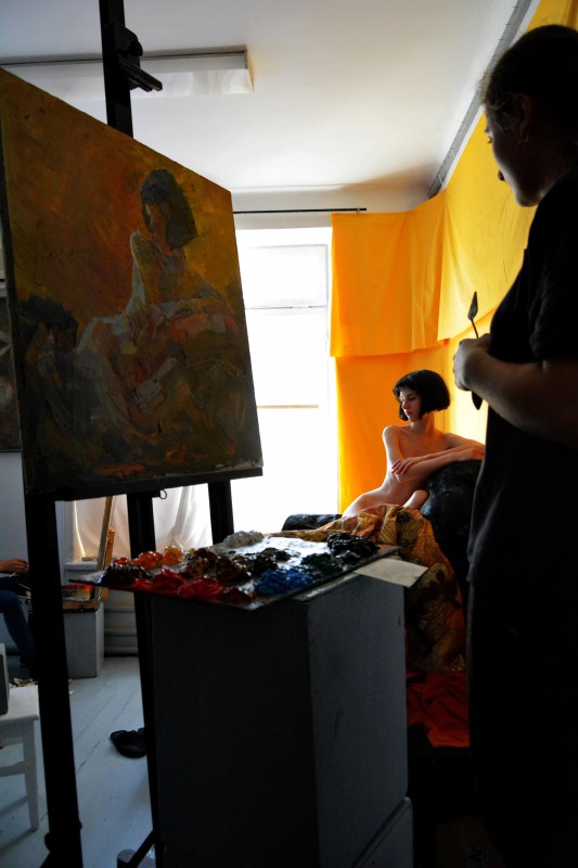 Lecție de pictură. Clasa a XII-a