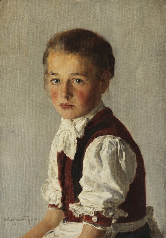 "Painting. Portrait" by Walter Thor