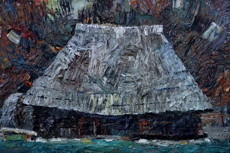 "Pictură. Pleinair. Pleinair România" by Ștefan Mocanu, ulei pe pânză