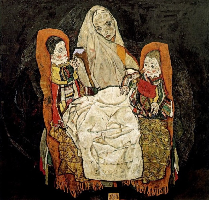 "Живопись. Люди" by Егон Счиеле