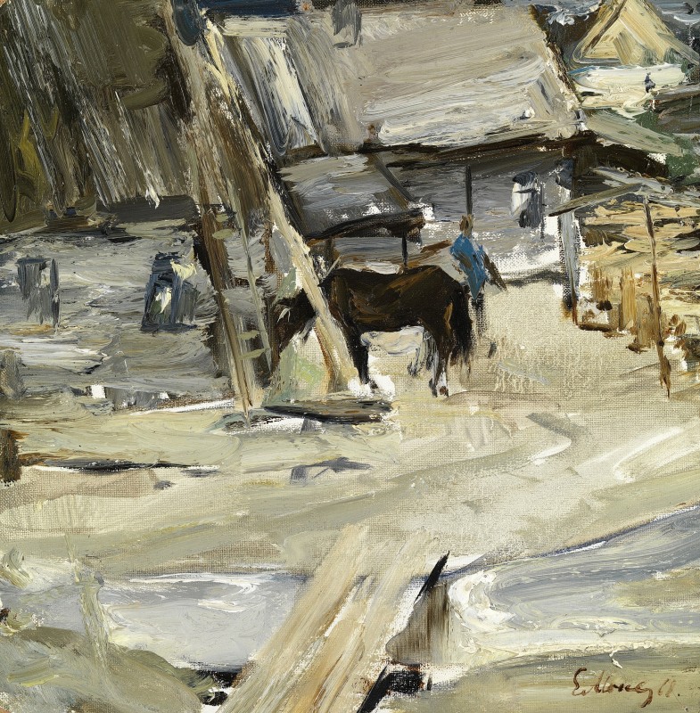 "Живопись. Сельский мотив" by Йевсеи Йевсеиевич Моисеиенко