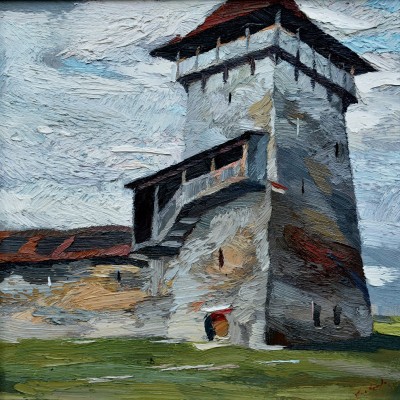 "Etude" by Anatol Ghimpu, oil on canvas