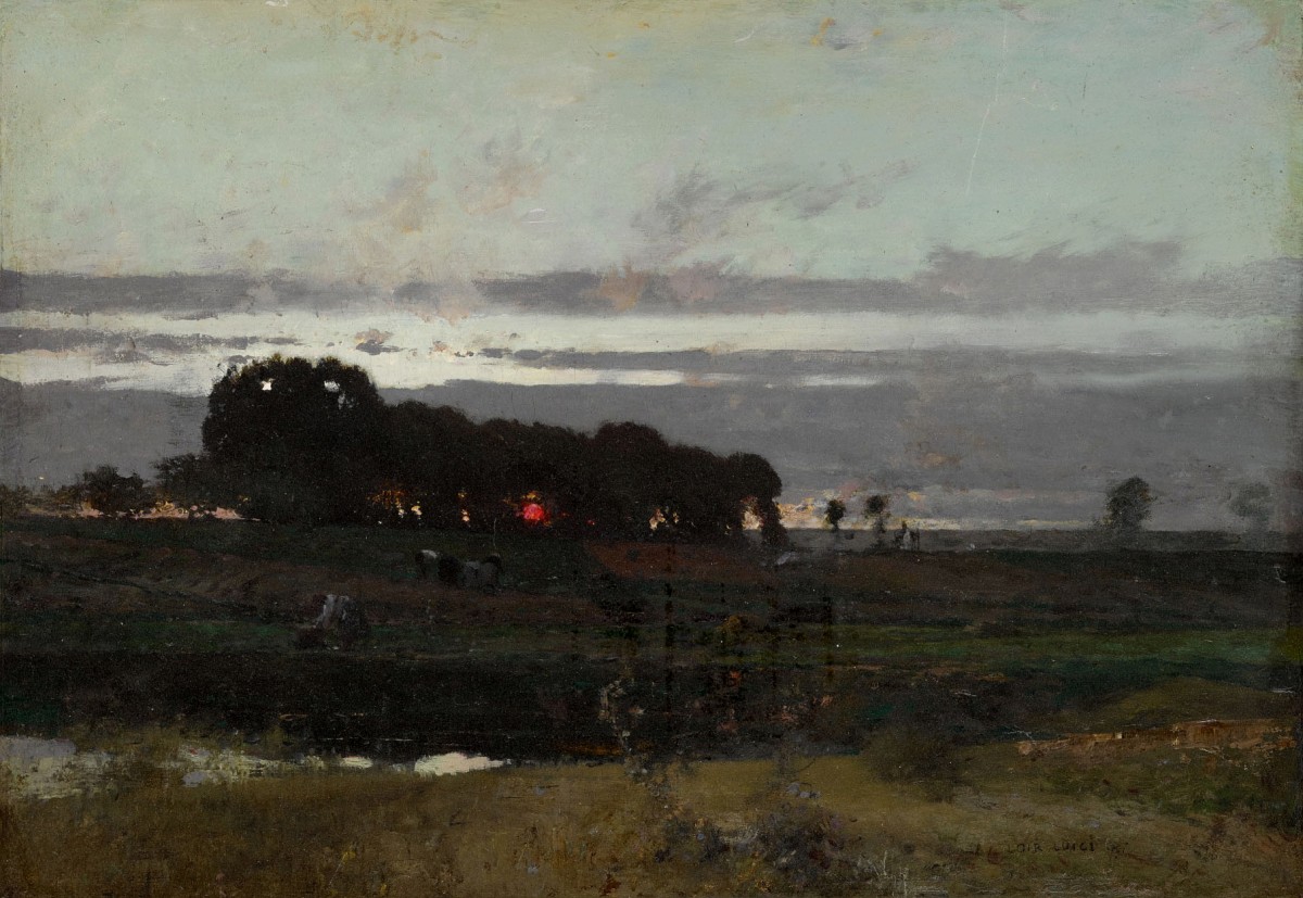 "Painting. Landscape" by Luigi Loir
