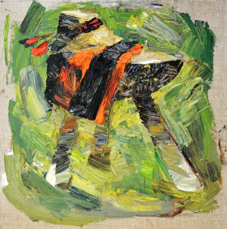 "Painting. Pleinair. Long term" by Diana Rumeghea, 420x420mm, oil on canvas